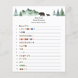 Lámina Juego de Emoji de Baby Books