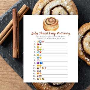 Lámina Juego de Emoji de bebé Bun