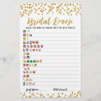 Juego de emoji nupcial con juego de contestaciones