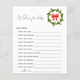 Lámina Juego de Fiesta de invierno | deseos de juego para