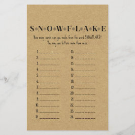 Lámina Juego de Fiesta de Navidades Rústicos de Familia I