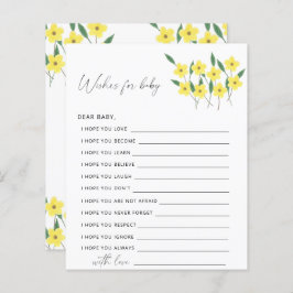 Lámina Juego de Fiesta Wildflowers | deseos de juego para