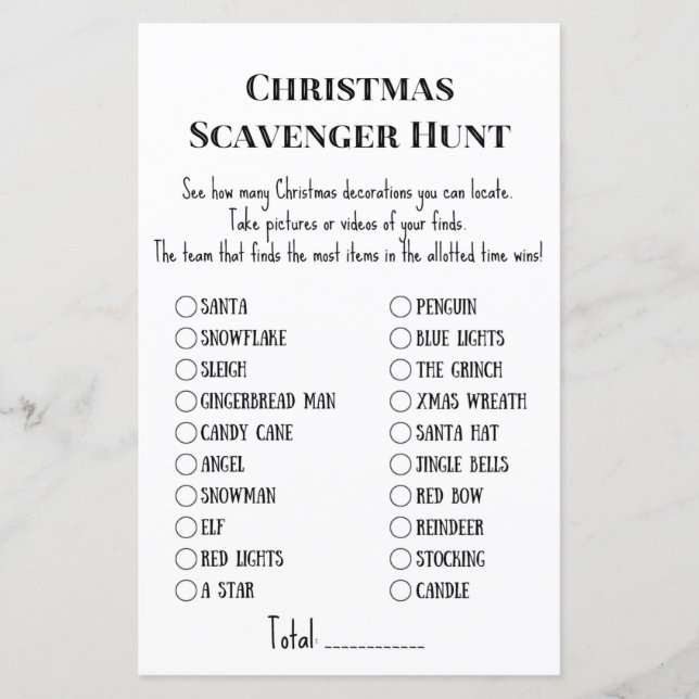 Lámina Juego de Fiestas de Navidades familiares IMPRESION (Anverso)