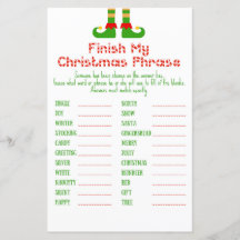 Juego de Fiestas de Navidades familiares IMPRESION