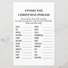 Lámina Juego de Fiestas de Navidades familiares IMPRESION