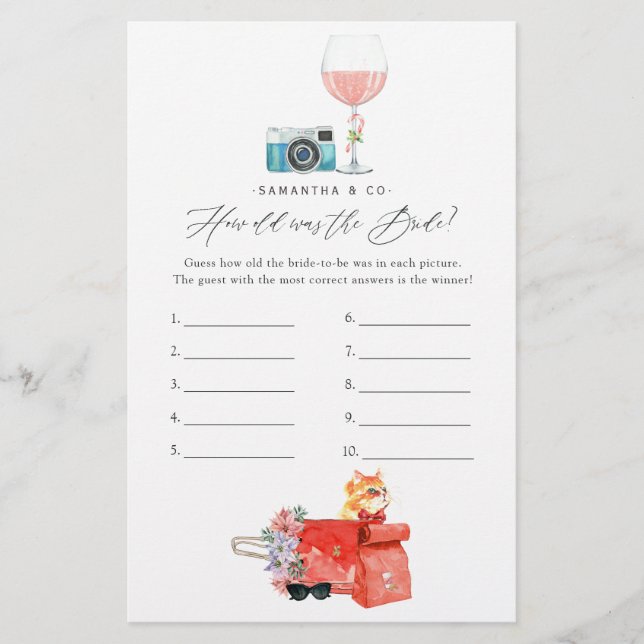 Lámina Juego de lluvia de novia de Navidad de película re (Anverso)