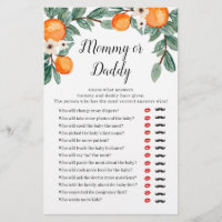 Juego de mamá o papá de naranjas gemelos de Baby S