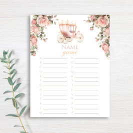 Lámina Juego de nombres de Rosas de la vieja portadora