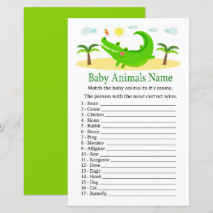 Lámina Juego de nombres para bebes ligadores