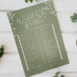 Lámina Juego De Novias Prefiere Masticar Flores Verdes