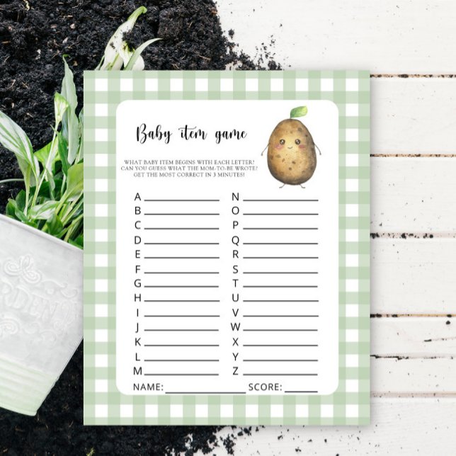 Lámina Juego de objetos de bebé de papa. Juego Baby Showe (Subido por el creador)