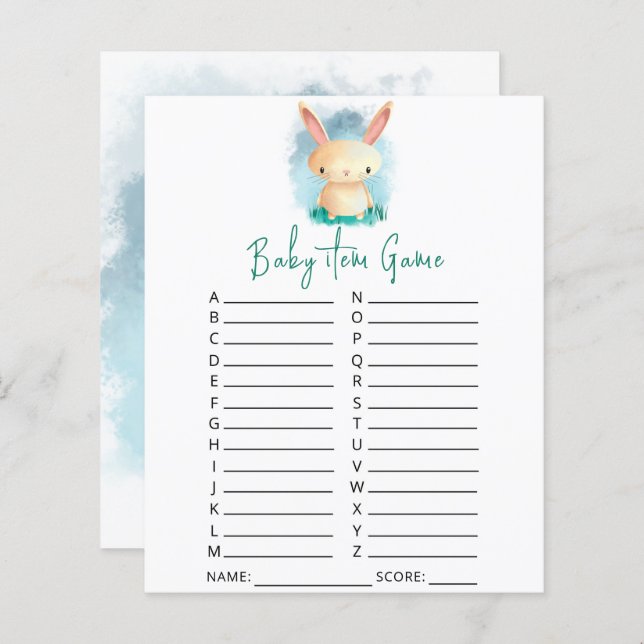 Lámina Juego de objetos para bebés confitados. Juego Baby (Anverso / Reverso)