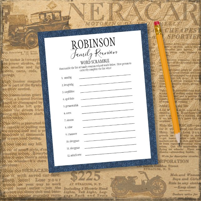 Lámina Juego de palabras de la reunión familiar (Subido por el creador)