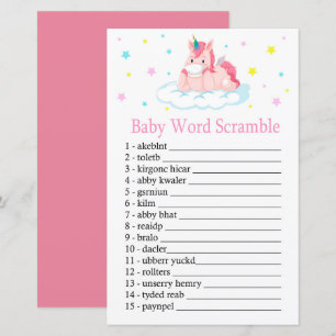 Lámina Juego de peleas de unicornio bebé