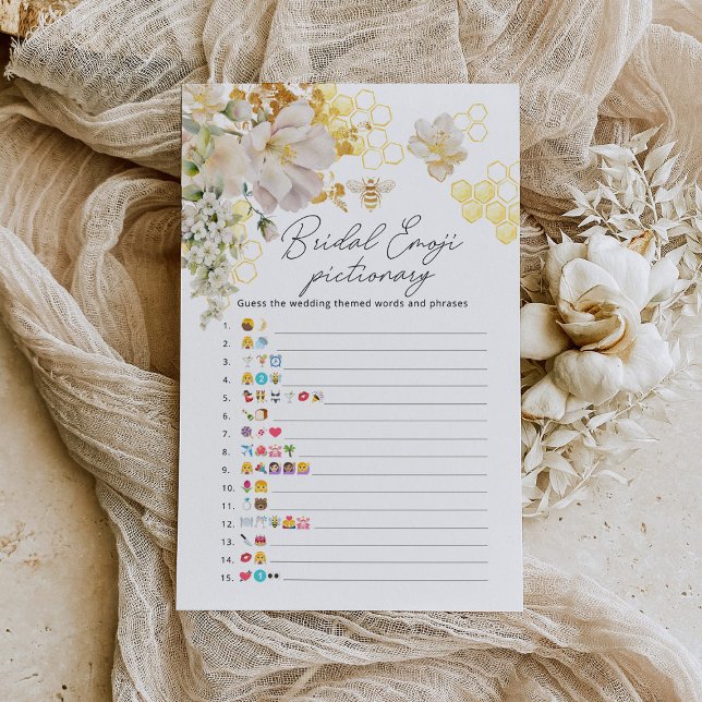 Lámina Juego de picnic de emoji de abejas florales con du (Subido por el creador)