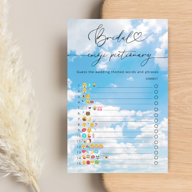 Lámina Juego de Pictionary de Emoji de Despedida de Solte (Subido por el creador)