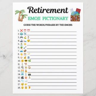 Lámina Juego de Pictionary de Emoji de Jubilación