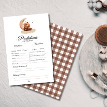 Juego de predicción de género neutro del osito de