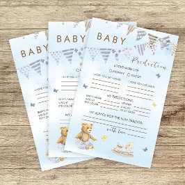 Lámina Juego de predicción del oso de Bunting Blue Waterc