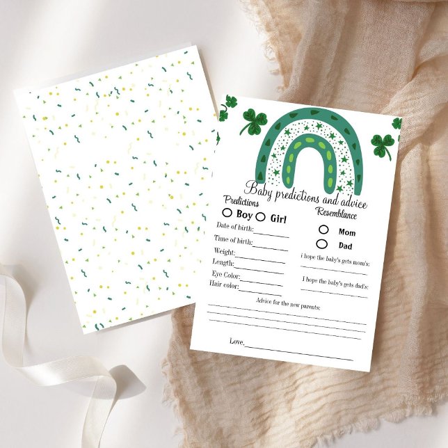 Lámina Juego de predicción para baby shower del día de Sa (Subido por el creador)