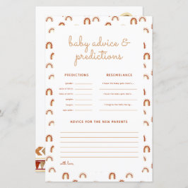 Lámina Juego de predicciones de plantas tribales bajo el 