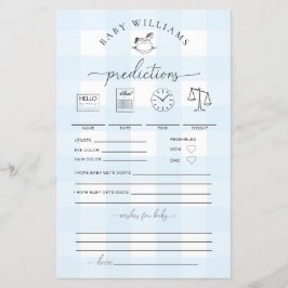 Lámina Juego de predicciones para bebés de los caballos d