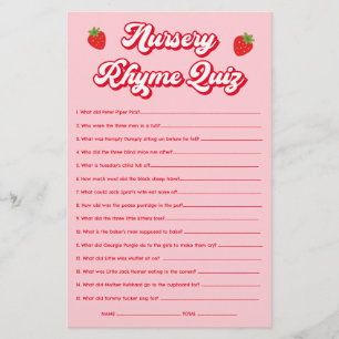 Lámina Juego de prueba Berry Sweet Baby Shower Nursery Rh