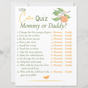 Lámina Juego de prueba para mamá o papá de Little Cutie C