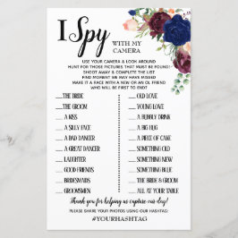 Lámina Juego de recepción de bodas con espías inglés espa