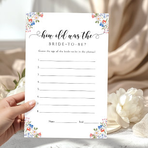Lámina Juego de Regadera de Boda "Chic Floral Cómo de Vie
