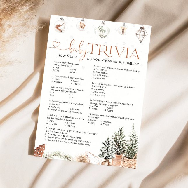 Lámina Juego de Trivia Bebé Acogedor (Subido por el creador)