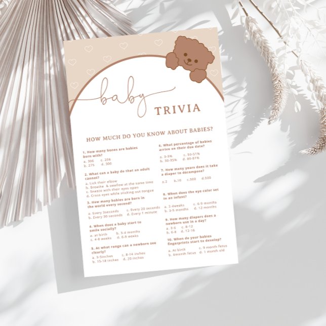 Lámina Juego de trivialidades de Baby Shower para oso min (Subido por el creador)