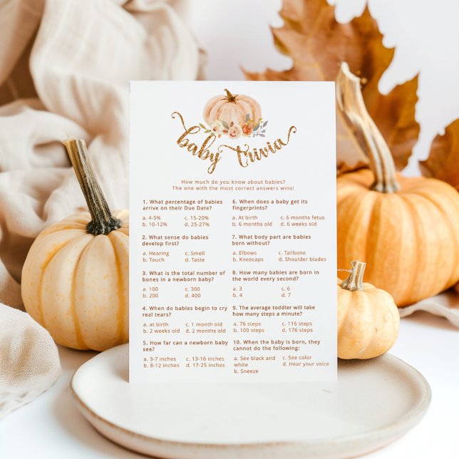 Lámina Juego de trivialidades para bebé con calabaza de o (Subido por el creador)