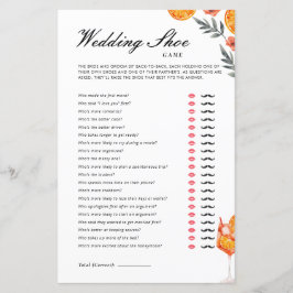 Lámina Juego de zapatos boda Aperol Spritz Bridal Shower