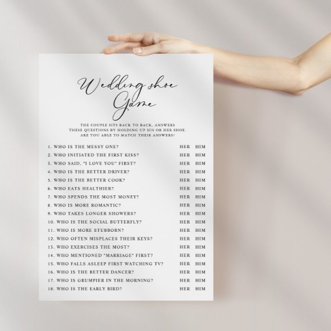 Lámina Juego de zapatos de Boda blanco y negro caligrafía (Subido por el creador)