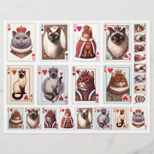 Lámina Juego divertido de Ilustraciones de cartas de jueg