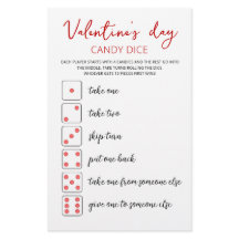 Juego editable de dados de caramelo para fiesta de