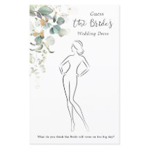 Juego estadístico de adivinanza del vestido de nov