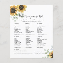 Lámina Juego Floral Eucalyptus Sunflower BriENTE Shower