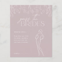 Juego moderno Boho Floral Bridal Shower