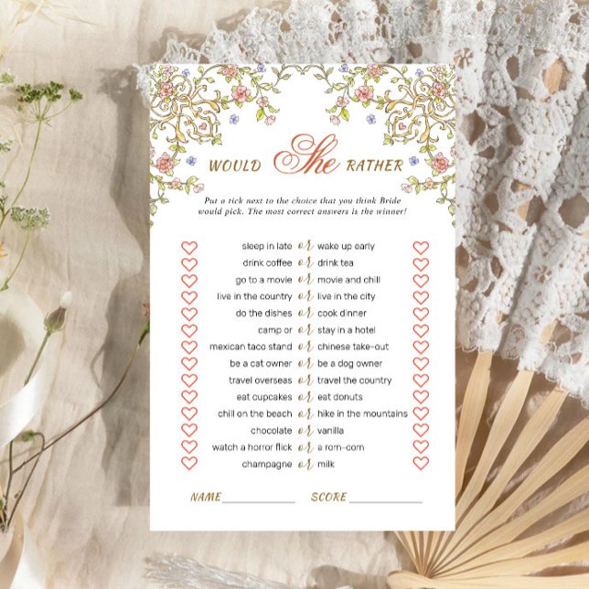 Lámina Juego Ornate Bohemian Bridal Shower (Subido por el creador)