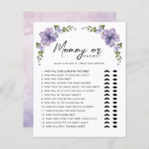 Juego Purple A Little Wildflower Mami or Daddy