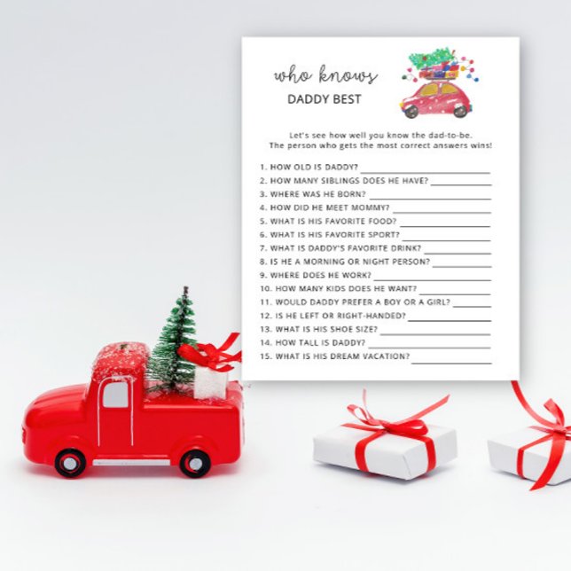 Lámina Juego que mejor conoce a DADDY (Subido por el creador)