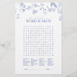 Lámina Juego victoriano de ducha azul y blanca