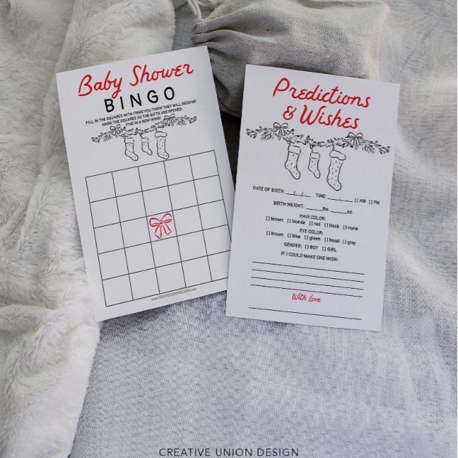 Lámina Juegos de Baby Shower de doble cara con un pequeño (Subido por el creador)