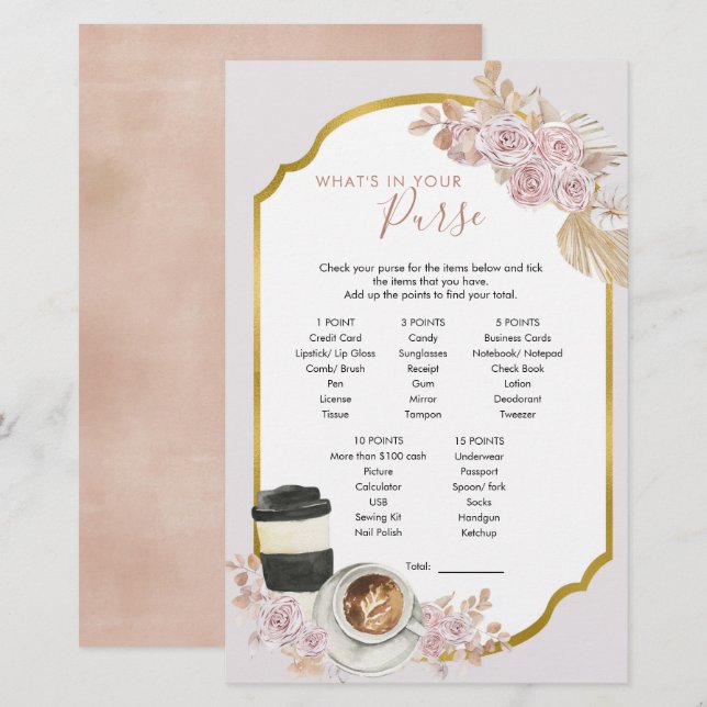 Lámina Juegos de Boho Love is Brewing: ¿Qué hay en tu bol (Anverso / Reverso)