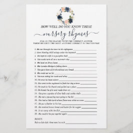 Lámina Juegos de guirnalda floral de la marina rosa de do