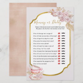 Lámina Juegos de mamá o papi para Fiesta de té de cosecha