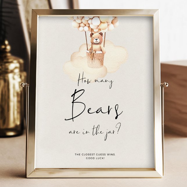 Lámina Jugar con Baby Shower: ¿Cuántos osos debe llevar? (Subido por el creador)