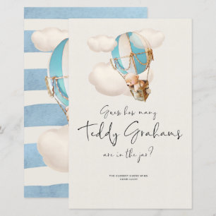 Lámina Jugar con Baby Shower - ¿Cuántos Teddy Grahams?
